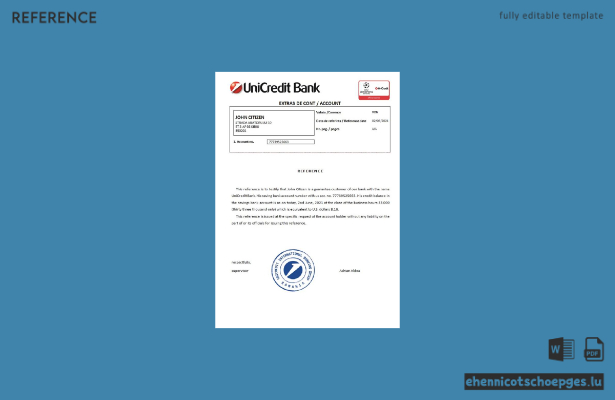 Beispielvorschau einer Referenz der UniCredit Bank in Rumänien